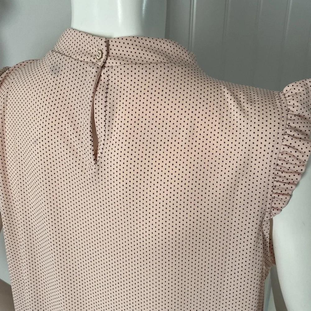 Polka Dot Ruffle Tee - Picture 5 of 7